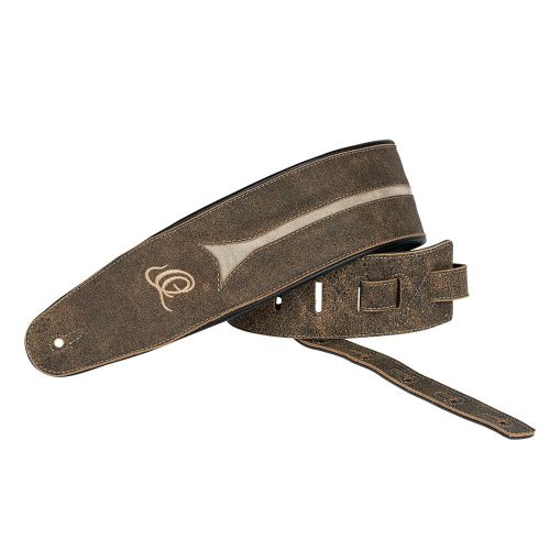 Ortega Extra-Wide Leather Guitar Straps