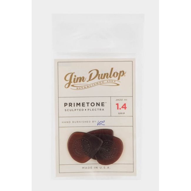 Dunlop Primetone® 1.4mm Jazz III Grip Pick Pack