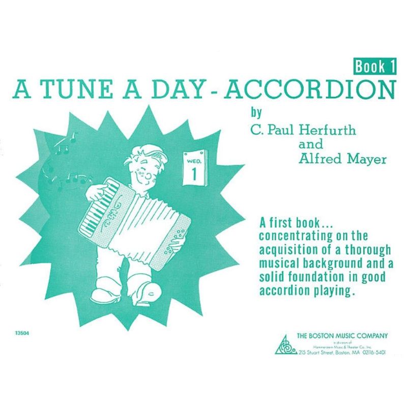 Alfred Mayer - A Tune A Day For Accordion Book One