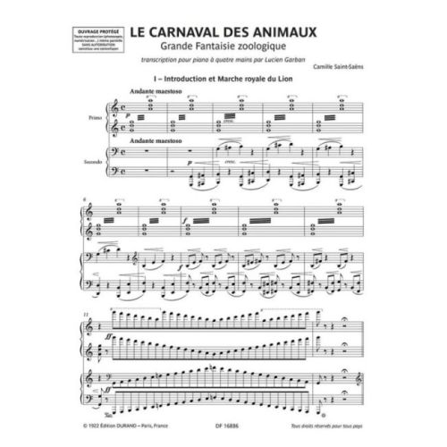 Saint-Saëns, Camille - Le Carnaval des animaux