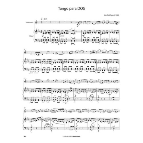 Da Capo Bühnenspaß Bronze - Klavierbegl Klarinette