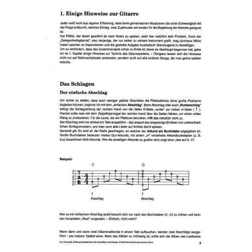 Weihnachtsliederbuch für Blockflöte und Gitarre