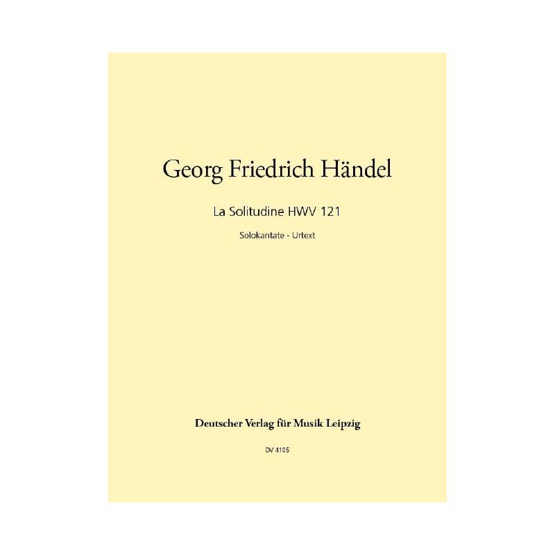 Handel, George Frideric - La Solitudine HWV 121 HWV 121