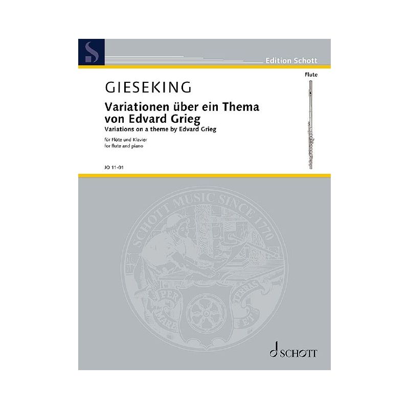 Gieseking, Walter - Variations on a theme by Edvard Grieg