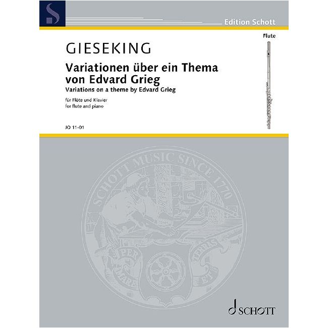Gieseking, Walter - Variations on a theme by Edvard Grieg