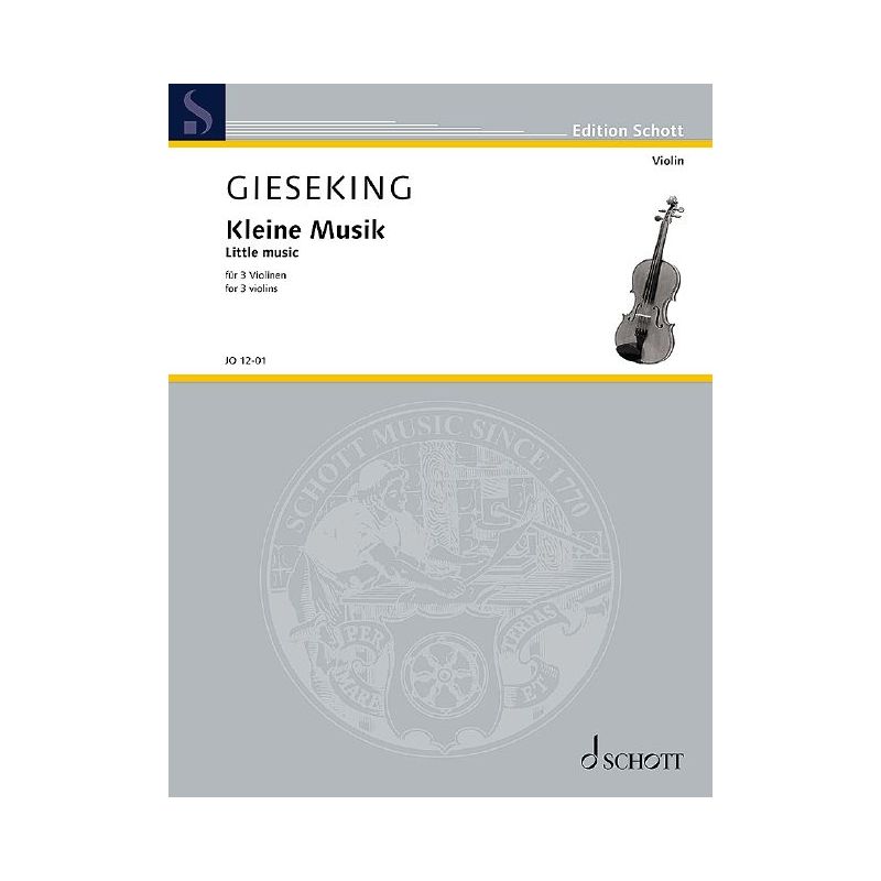 Gieseking, Walter - Little music