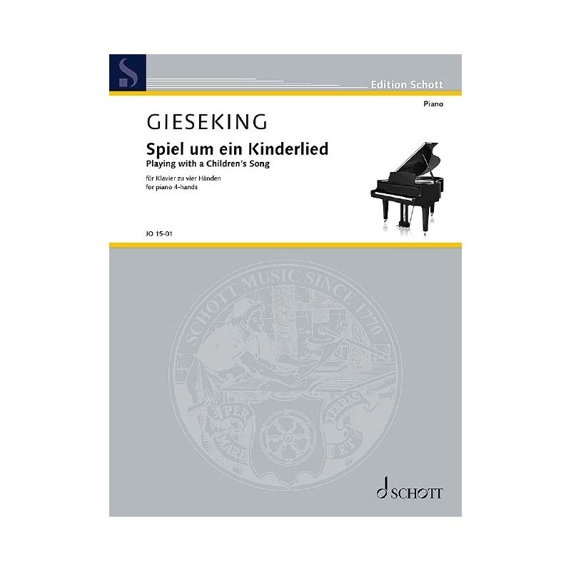 Gieseking, Walter - Playing with a children's song