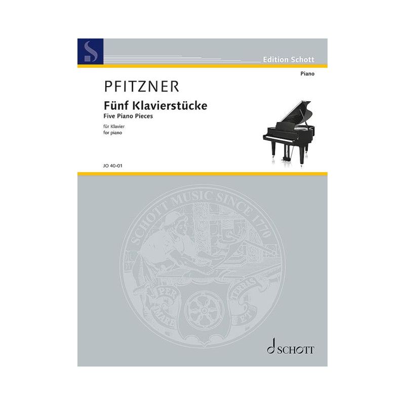 Pfitzner, Hans - Five Piano Pieces op. 47