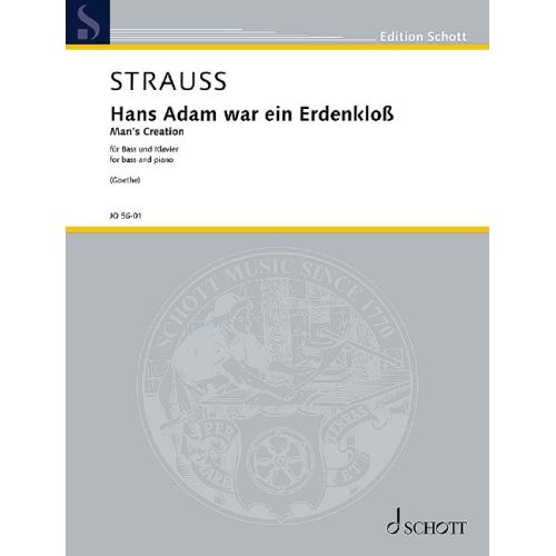 Strauss, Richard - Man's...