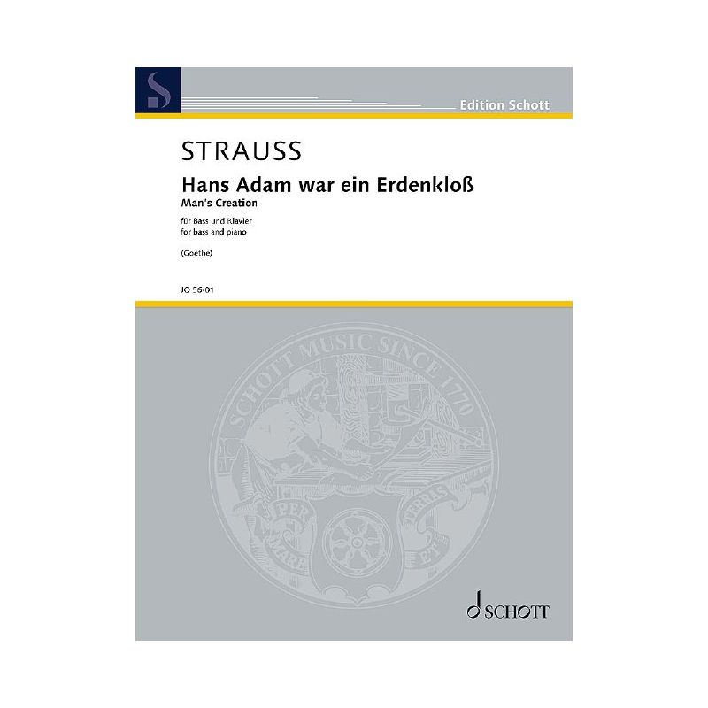 Strauss, Richard - Man's creation