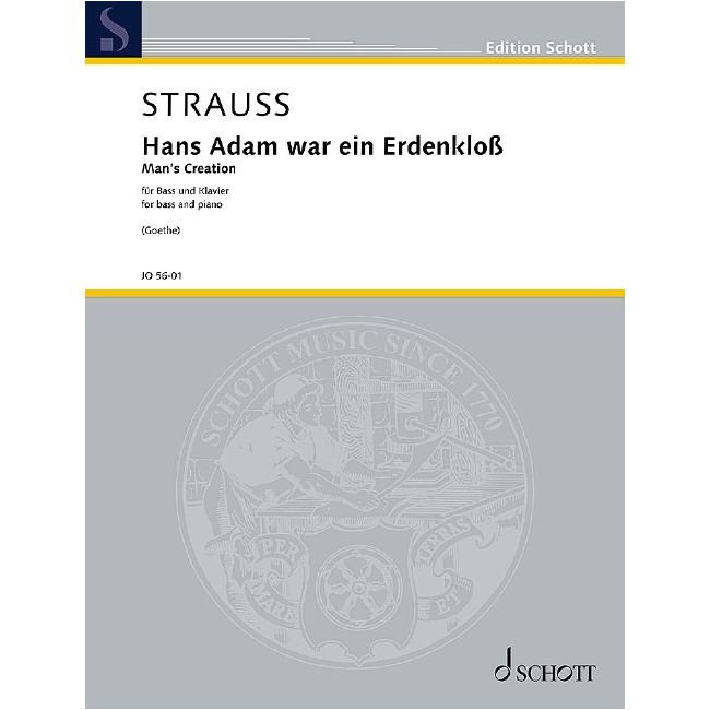 Strauss, Richard - Man's creation