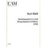 Weill, Kurt - String Quartet in B Minor