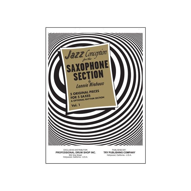 Niehaus, Lennie - Jazz Conception For The Saxophone Section Vol. 1