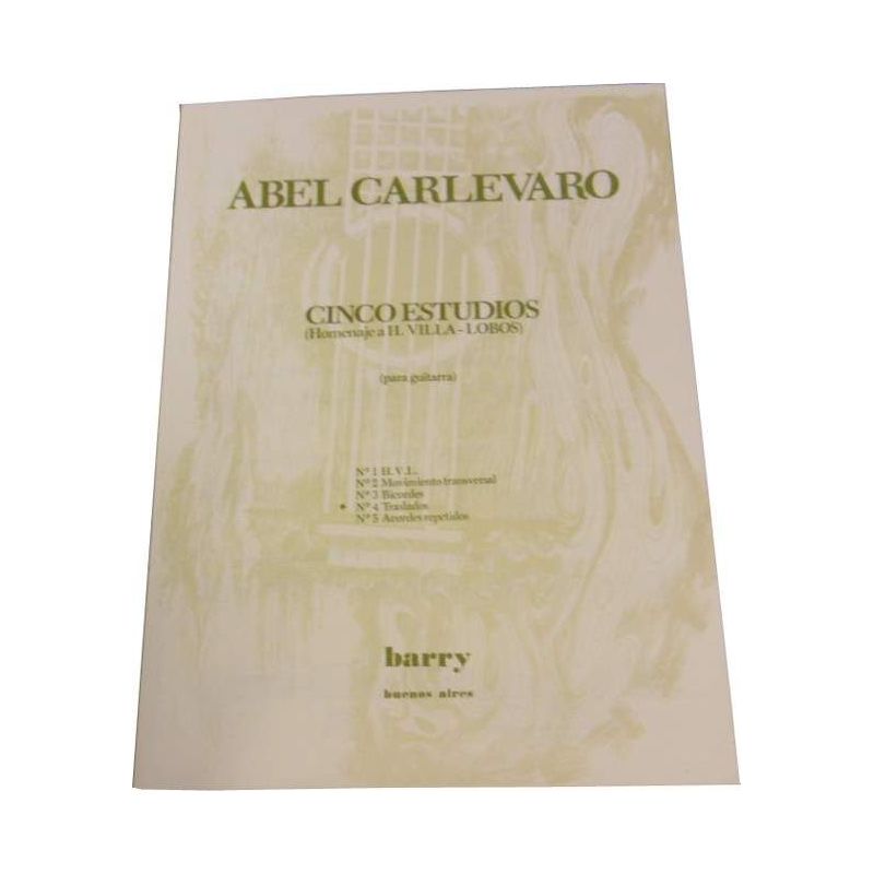Carlevaro, Abel - Cinco Estudios No. 4 4