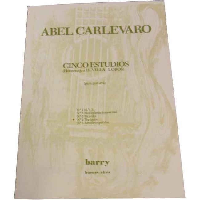 Carlevaro, Abel - Cinco Estudios No. 4 4
