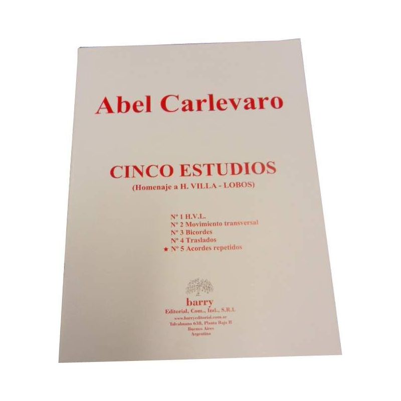 Carlevaro, Abel - Cinco Estudios No. 5 5
