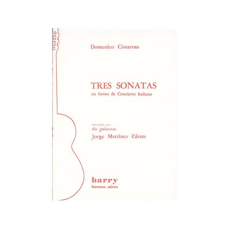 Cimarosa, Domenico - Tres Sonatas