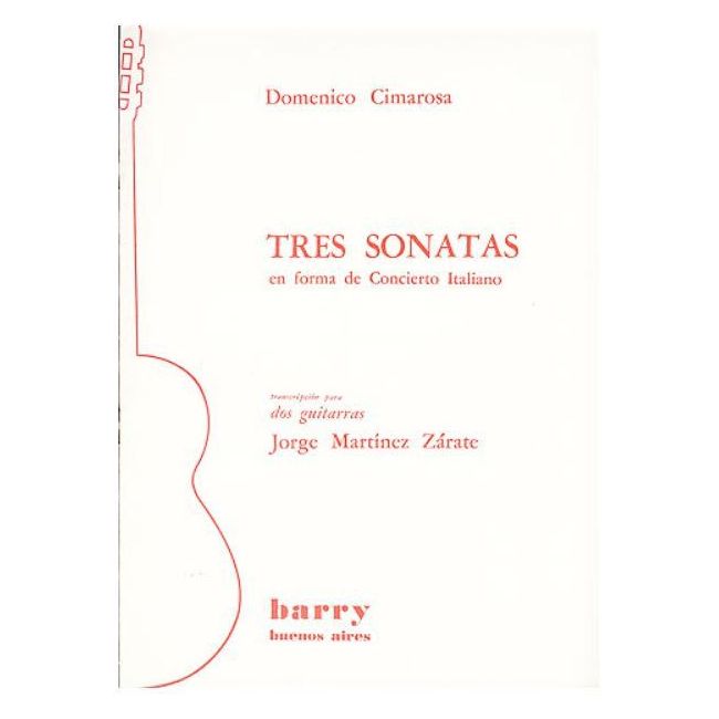 Cimarosa, Domenico - Tres Sonatas