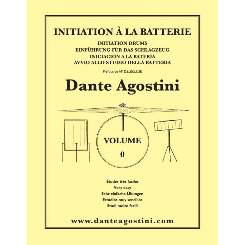 Agostini, Dante - Méthode de Batterie - Volume 0