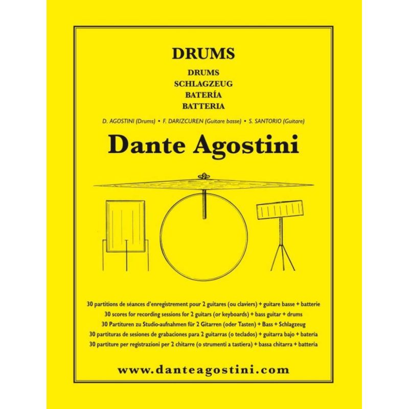 Agostini, Dante - 30 Partitions De Seances D'Enregistrement