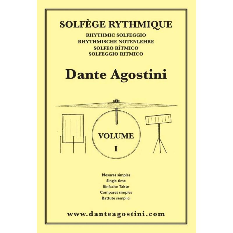 Agostini, Dante - Solfège rythmique - Volume 1