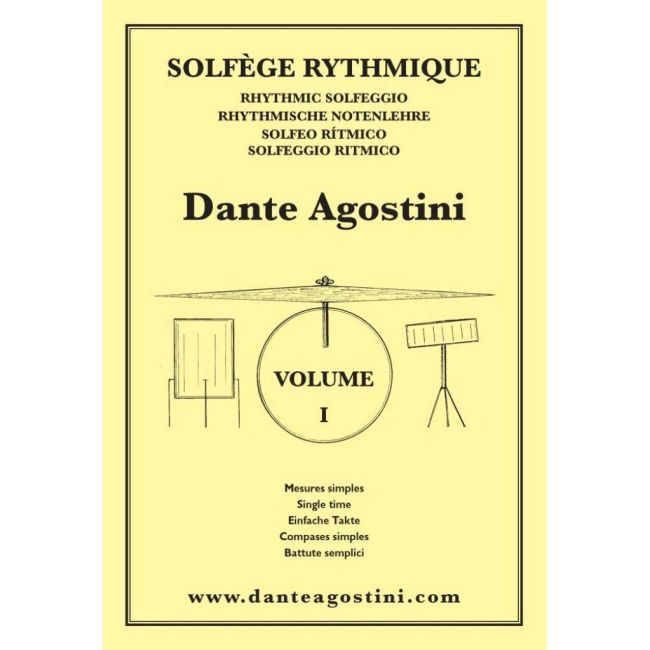 Agostini, Dante - Solfège rythmique - Volume 1