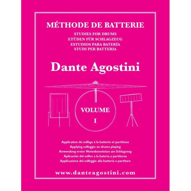 Agostini, Dante - Méthode de Batterie - Volume 1