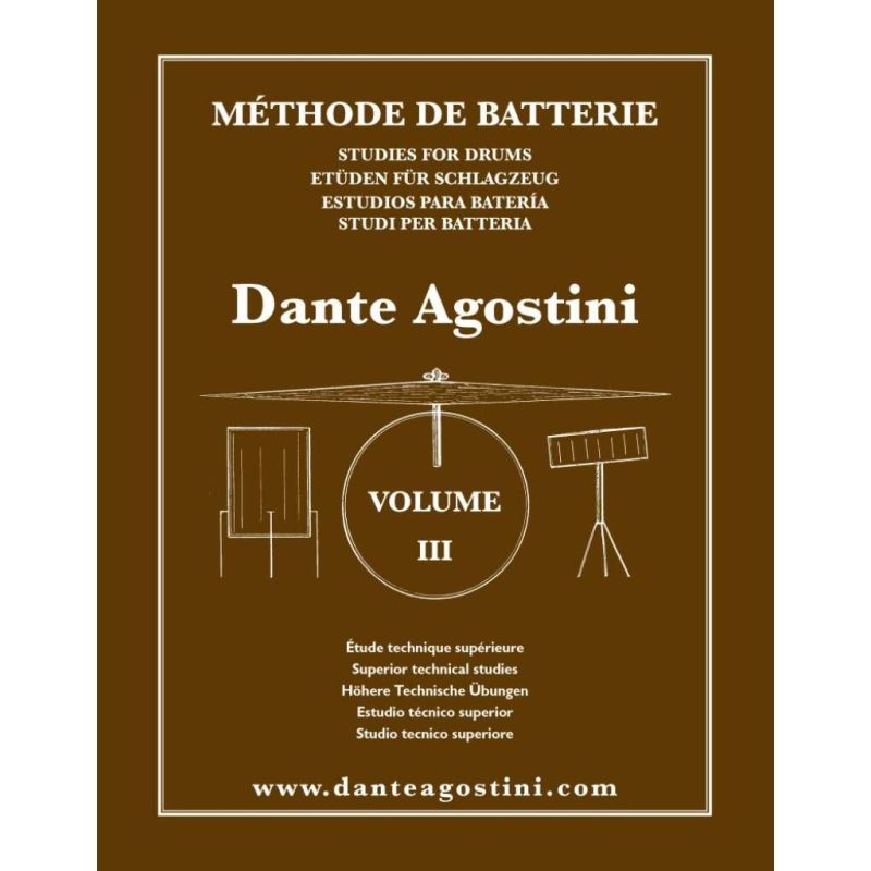 Agostini, Dante - Méthode de Batterie - Volume 3
