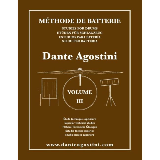 Agostini, Dante - Méthode de Batterie - Volume 3