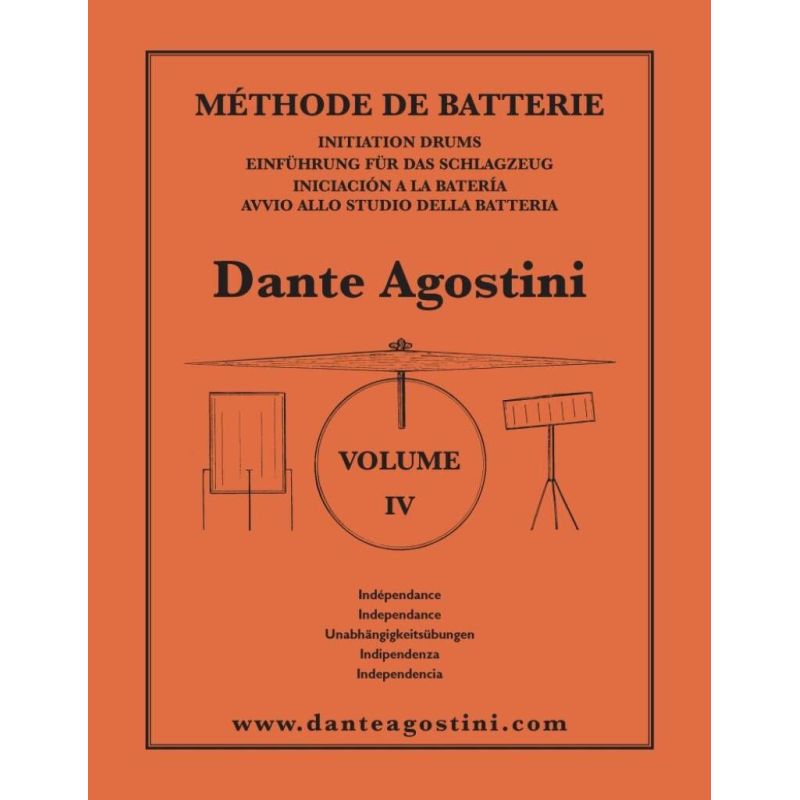 Agostini, Dante - Méthode de Batterie - Volume 4