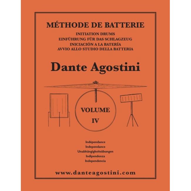 Agostini, Dante - Méthode de Batterie - Volume 4