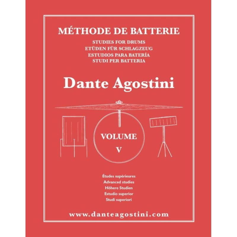 Agostini, Dante - Méthode de Batterie - Volume 5