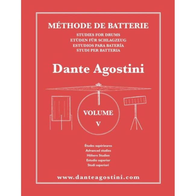 Agostini, Dante - Méthode de Batterie - Volume 5