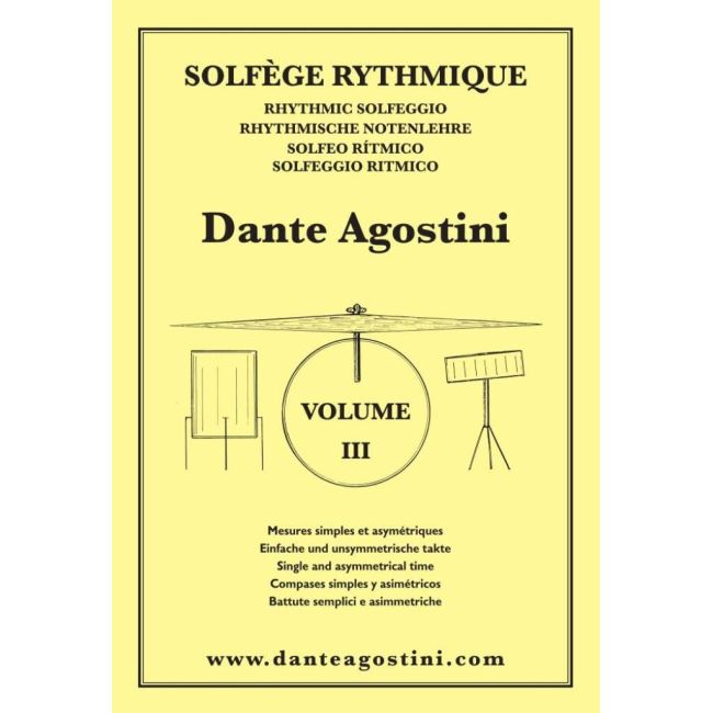 Agostini, Dante - Solfège rythmique - Volume 3