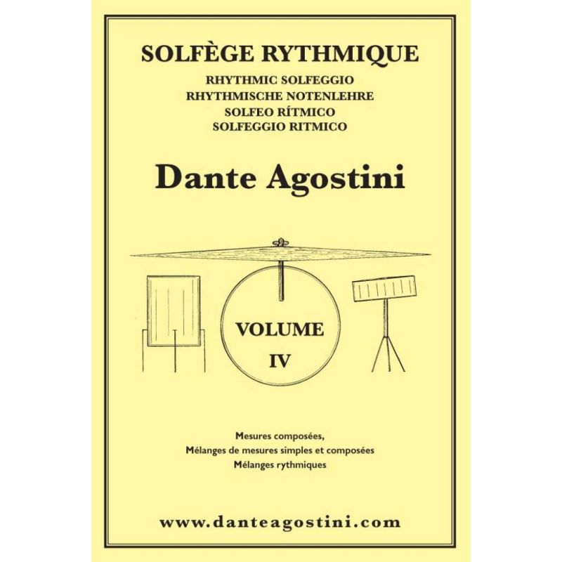 Agostini, Dante - Solfège rythmique - Volume 4