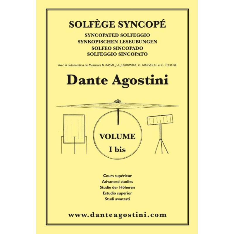 Agostini, Dante - Solfège syncopé - Volume 1 Bis