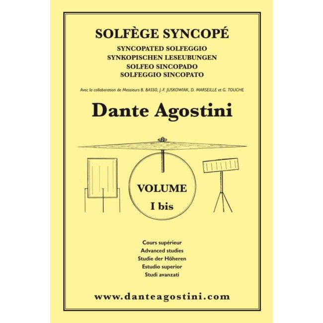 Agostini, Dante - Solfège syncopé - Volume 1 Bis