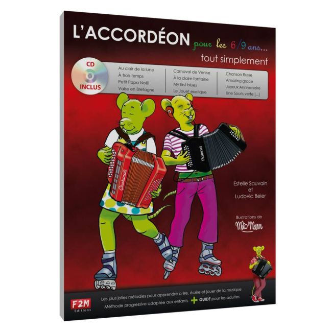 Beier & Sauvain - L'Accordéon pour les 6/9 ans ... tout simplement