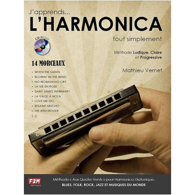 Vernet, Mathieu - J'apprends... L'Harmonica... tout simplement