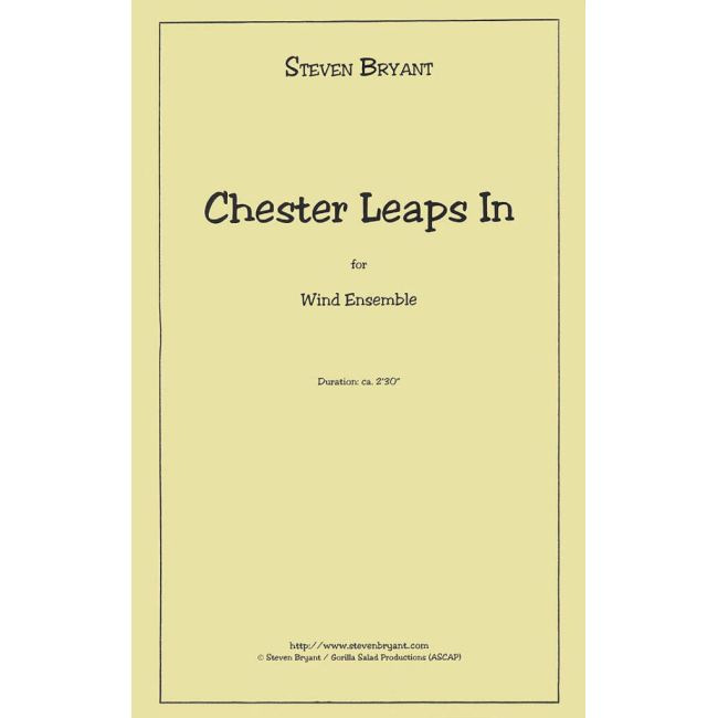 Bryant, Steven - Chester Leaps In -
