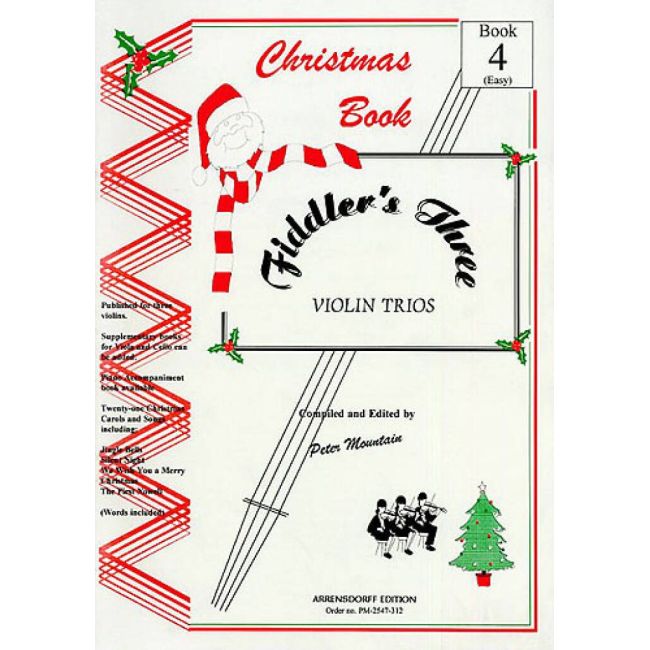 Mountain, Peter - Fiddler's Three Christmas Violin Book 4