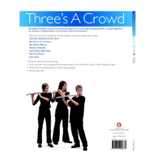 Power, James - Three's A Crowd Flute Junior Book A Easy