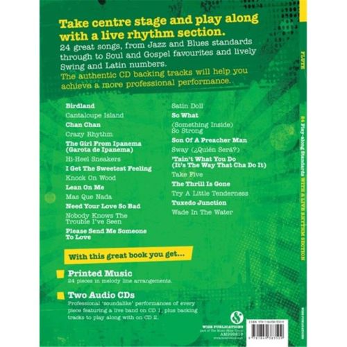 24 Play-Along Standards With A Live Rhytm Section