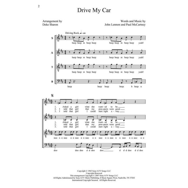 Lennon & McCartney - Drive My Car