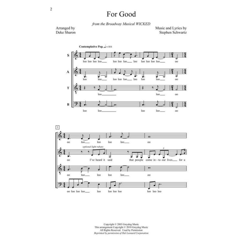 Schwartz, Stephen - For Good