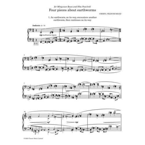 Cheryl Frances-Hoad - Four pieces about earthworms