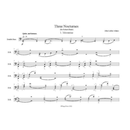 John Luther Adams - Three Nocturnes
