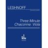 Leshnoff, Jonathan - Three Minute Chaconne: Viola