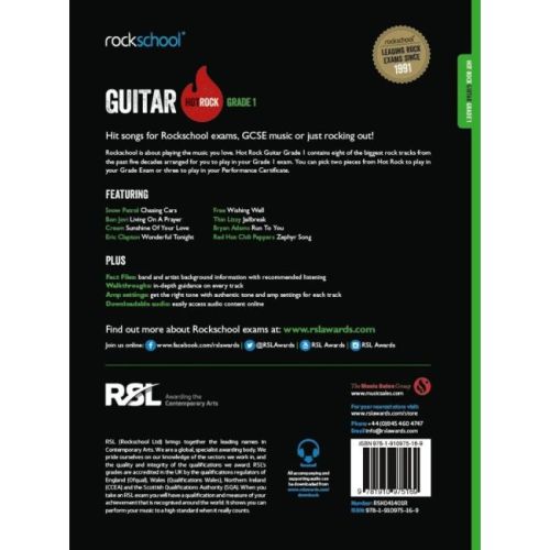 Rockschool: Hot Rock Guitar - Grade 1