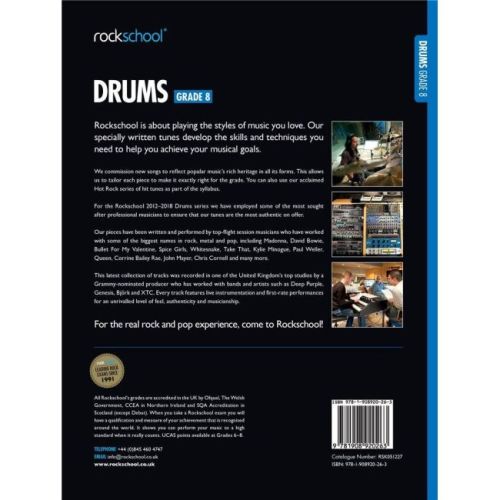 Rockschool Drums - Grade 8 (2012)